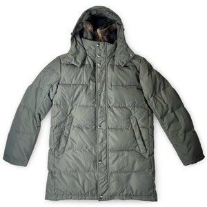 RARE CONVER Men's Down Parka 80%Down 20% Feather Long Premium Winter Coat Size L